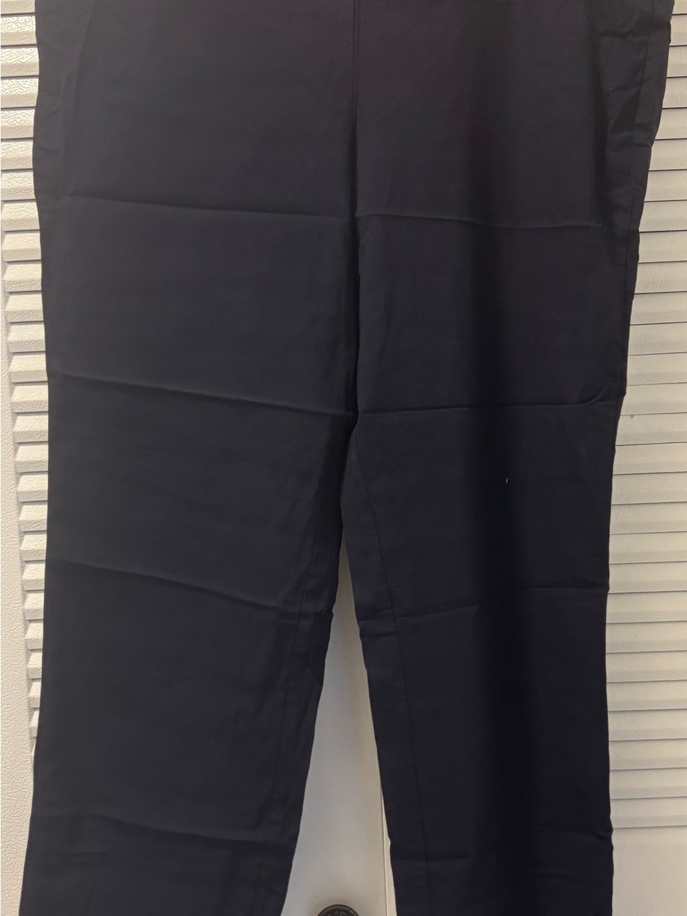 Women’s Navy Blue Straight-Leg Pants